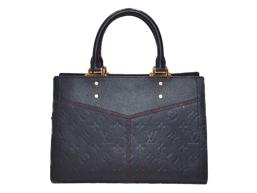 Louis Vuitton Bag Empreinte Blue Three Navy Shoulder 2way Leather Blue